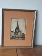 Houtsnede Henri Wils Stadhuis Zierikzee, Antiek en Kunst, Ophalen