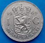 1 gulden 1969 vis - Juliana, Postzegels en Munten, Munten | Nederland, 1 gulden, Koningin Juliana, Losse munt, Verzenden