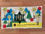 Vintage kerstboomlampjes in originele verpakking, Diversen, Kerst, Ophalen of Verzenden, Gebruikt