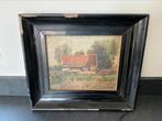 Schilderij boerderijtje, W.A.Wassenaar, Antiek en Kunst, Kunst | Schilderijen | Klassiek, Ophalen of Verzenden