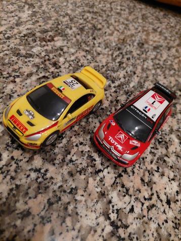 CARRERA GO 2 RACEAUTO'S CITROËN & PEUGEOT INGST  beschikbaar voor biedingen