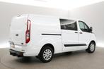 Ford Transit Custom 340 2.0 TDCI L2H1 | DC | Aut. | Airco |, Auto's, Euro 6, 4 cilinders, Wit, Origineel Nederlands