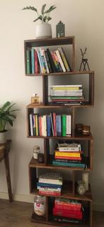 Houten boekenkast, Ophalen, 50 tot 100 cm, Zo goed als nieuw, 150 tot 200 cm