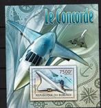 burundi 2012 pf blok concorde luchtvaart vliegtuigen, Ophalen of Verzenden, Postfris, Vliegtuigen