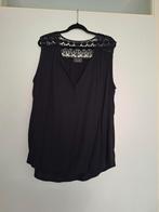 Zwarte mouwloze blouse top Yessica mt 48, Ophalen of Verzenden, Zo goed als nieuw, Zwart, Blouse of Tuniek