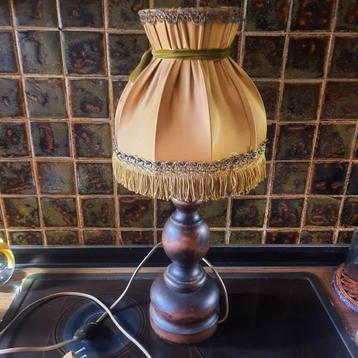 Houten Tafellamp - 47 cm beschikbaar voor biedingen