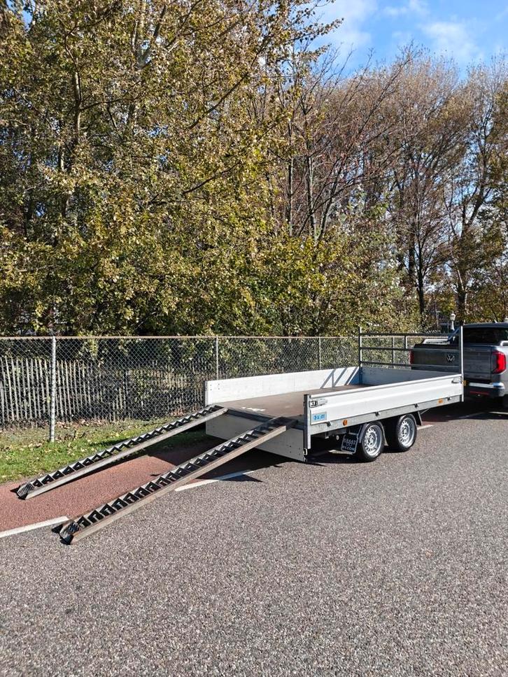 Hapert plateau aanhanger 2700KG, Auto diversen, Aanhangers en Bagagewagens, Zo goed als nieuw, Ophalen of Verzenden
