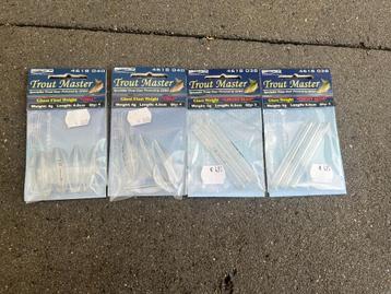 adv 176 / NIEUW mixset 4 pakjes SPRO glasgewichtjes beschikbaar voor biedingen