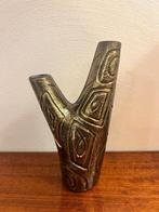Design vaasje, Vintage, Sonja Katzin, Messing, 1960's Zweden, Overige materialen, Gebruikt, Overige kleuren, Onbekend