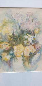 schilderij aquarel bloemen, Ophalen of Verzenden, 'T Olde Gre-j, Info@toldegrej.nl, Endepoelstraat 20f Didam