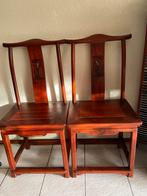 Set antieke/ vintage Chinese stoelen van rozenhout, Ophalen