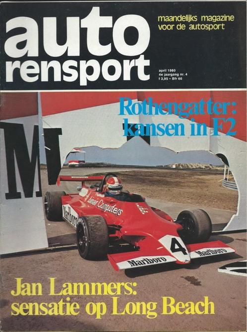 Autorensport 4 1980 : Renault Fuego - Tulpenrallye - Truxton, Boeken, Auto's | Folders en Tijdschriften, Gelezen, Algemeen, Ophalen of Verzenden