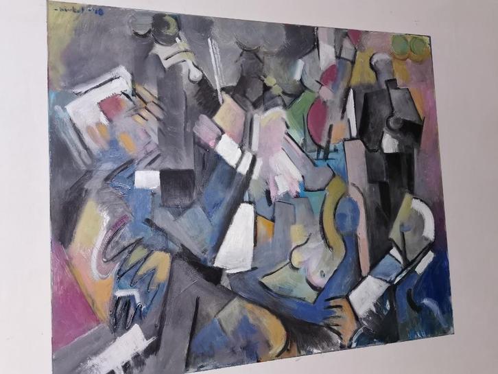 Origineel werk van Arien Winkel  Met certificaat, Antiek en Kunst, Kunst | Schilderijen | Klassiek, Ophalen