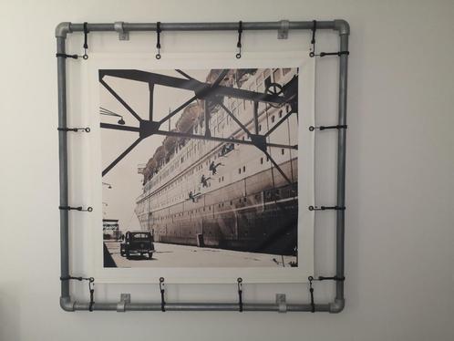 Foto passagiersschip S.S. Nieuw Amsterdam - Eva Besnyö, Verzamelen, Scheepvaart, Zo goed als nieuw, Kaart, Foto of Prent, Motorboot
