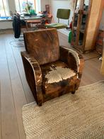 Fauteuil bekleed met koeienhuid, Ophalen, Minder dan 75 cm, 50 tot 75 cm
