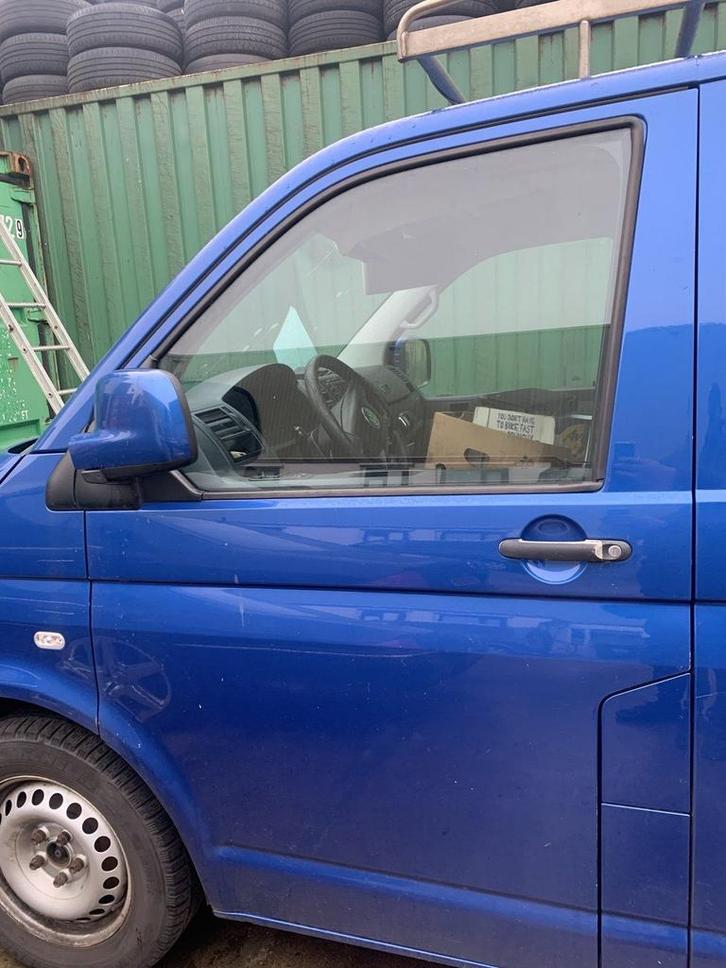 Volkswagen T5 portier deur LA5W, Auto-onderdelen, Carrosserie en Plaatwerk, Deur, Volkswagen, Voor, Links, Gebruikt, Ophalen