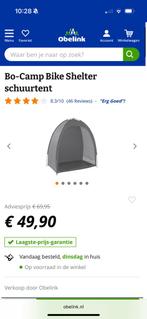 Bo Camp Schuurtent Bike Shelter, Caravans en Kamperen, Ophalen of Verzenden, Zo goed als nieuw