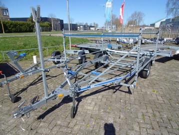 Kalf combi dubbel Large XXL trailer 750kg  beschikbaar voor biedingen