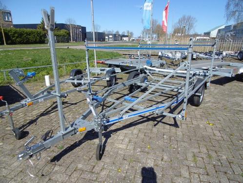 Kalf combi dubbel Large XXL trailer 750kg, Watersport en Boten, Boottrailers, Nieuw, Open zeilboottrailer, Minder dan 1500 kg