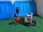 Playmobil politie bus met stoplicht, Kinderen en Baby's, Speelgoed | Playmobil, Ophalen of Verzenden, Gebruikt