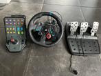 Logitech G29 Racestuur + Pedalen + side panel, Ophalen, Zo goed als nieuw