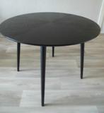 eetkamertafel rond zwart, Ophalen, 50 tot 100 cm, 100 tot 150 cm, Rond