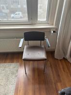 Gispen 1235 stoel - vintage design, Huis en Inrichting, Stoelen, Ophalen, Gebruikt, Bruin, Metaal