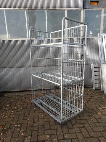 Magazijnwagen rolcontainer 2verdiepingen 10st. beschikbaar voor biedingen