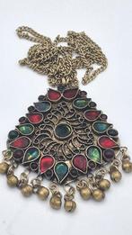 Etnische ketting, Ophalen of Verzenden, Zo goed als nieuw, Zilver, Overige materialen