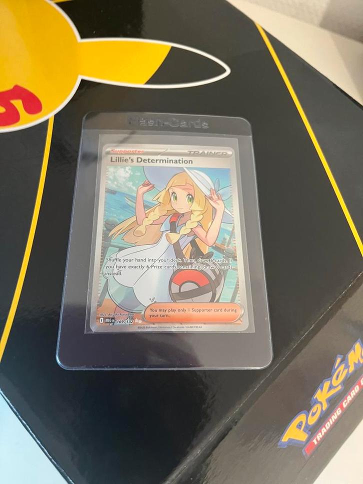 Lillie’s Determination 169/132, Hobby en Vrije tijd, Verzamelkaartspellen | Pokémon, Nieuw, Losse kaart, Ophalen of Verzenden