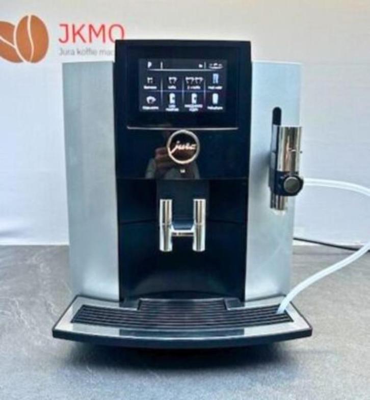 Jura S8 Moonlight Silver incl. service en garantie, Witgoed en Apparatuur, Koffiezetapparaten, Refurbished, Gemalen koffie, Koffiebonen