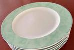 Arzberg Merison AH onderborden groene rand 1 bord, Huis en Inrichting, Keuken | Servies, Ophalen of Verzenden, Zo goed als nieuw