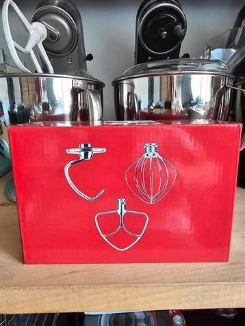  Inox / RVS opzet stukken voor Kitchenaid artisan & classic beschikbaar voor biedingen