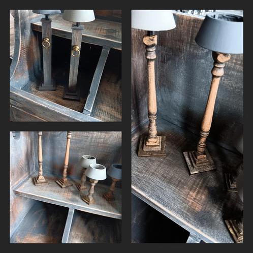 Sober meerpaal hout baluster vloerlamp poppenhuis miniatuur, Verzamelen, Poppenhuizen en Toebehoren, Nieuw, Poppenhuis, Ophalen