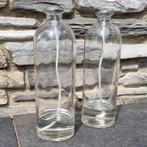 Mooie tijdloze glazen windlicht flessen, Ophalen, Overige materialen, Gebruikt, 25 tot 50 cm