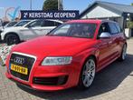 Audi RS6 5.0 TFSI Avant Rood 2009 Youngtimer Documentatie A6, Auto's, Audi, Automaat, Gebruikt, Zwart, RS6