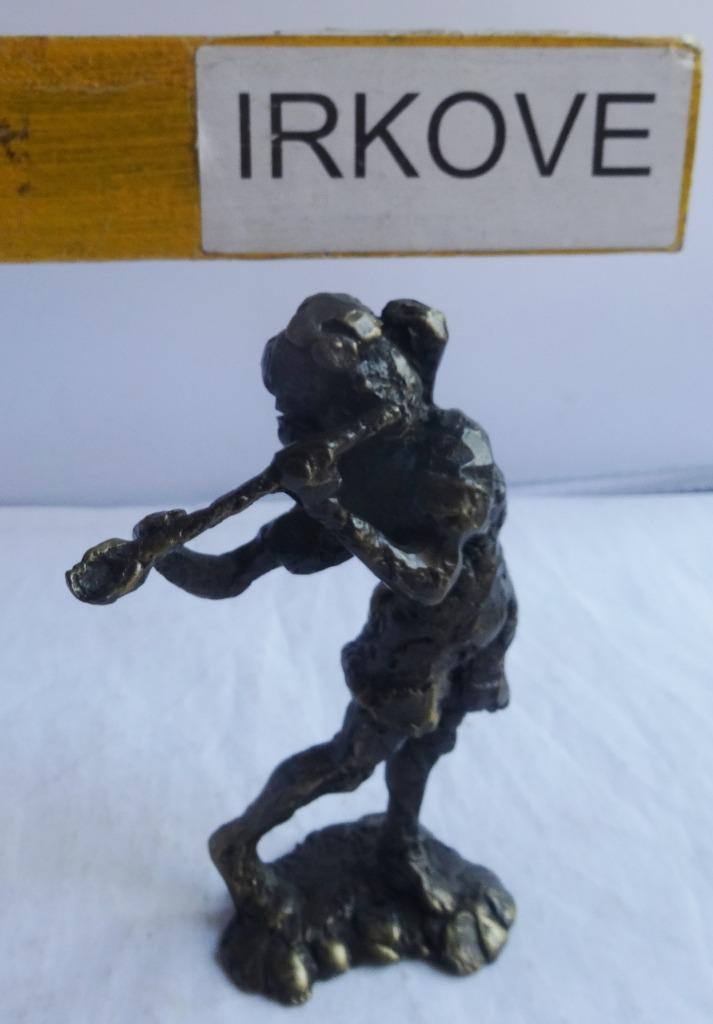 BRONS BEELDJE * MEISJE Met Dwarsfluit *, Antiek en Kunst, Kunst | Beelden en Houtsnijwerken, Verzenden