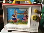 Fisher price vintage tv speeldoos, Kinderen en Baby's, Speelgoed | Fisher-Price, Met geluid, Gebruikt, Ophalen of Verzenden