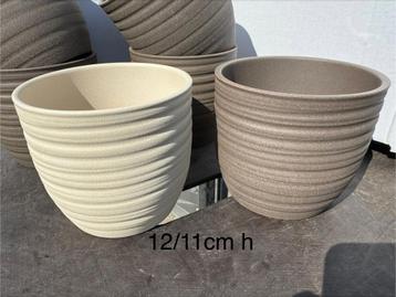 Bloempotten Set - Aardewerk - Rond - 12cm beschikbaar voor biedingen