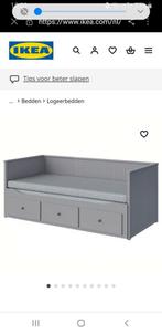 Te koop HEMNES bedbank, 1 of 2 persoons bed, Huis en Inrichting, Slaapkamer | Bedden, Ophalen, Eenpersoons, Zo goed als nieuw