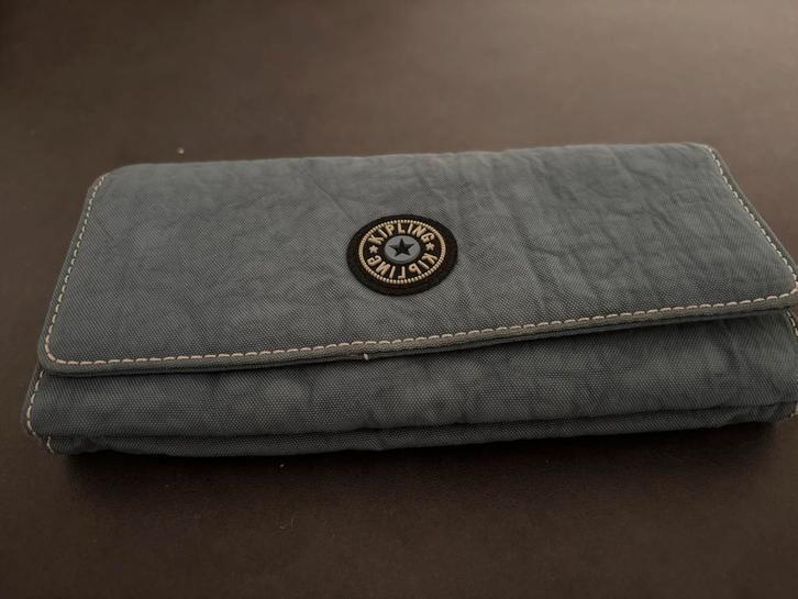 Blauwe Kipling Portemonnee, Sieraden, Tassen en Uiterlijk, Portemonnees, Gebruikt, Overige merken, Blauw, Ophalen of Verzenden