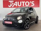 Fiat 500 0.9 TwinAir Turbo Rockstar NAVIGATIE, PANORAMA, ECC, Voorwielaandrijving, Gebruikt, Zwart, Bedrijf