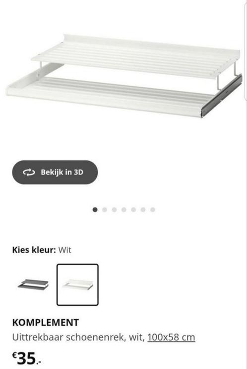 Pax kast komplementen / schoenenrekken 100 x 58 cm, Huis en Inrichting, Kasten | Schoenenrekken, Zo goed als nieuw, Ophalen