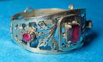 Armband / Berber zilver / rond 1800 / Bodemvondst, Sieraden, Tassen en Uiterlijk, Ophalen, Zilver, Armband, Met edelsteen