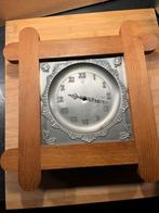 Zinn Klok Duits - Nette Staat, Ophalen of Verzenden, Zo goed als nieuw, Analoog, Wandklok