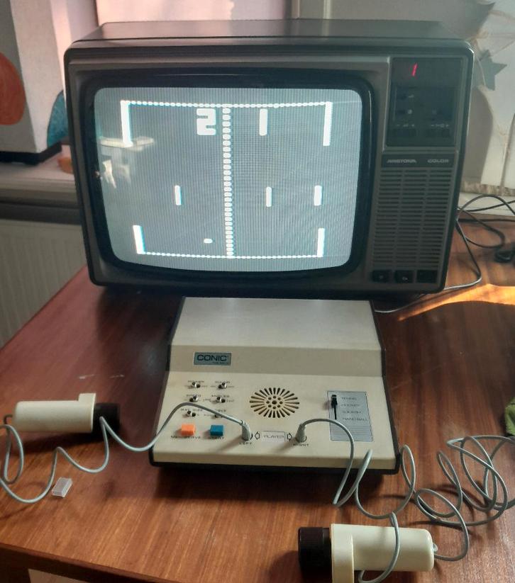 Conic TVG 201-4 vintage pong console uit 1977, Computers en Software, Vintage Computers, Ophalen of Verzenden