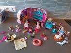Chelsea/ Steffi/ Evi/ Barbie auto met caravan, Kinderen en Baby's, Speelgoed | Poppen, Ophalen of Verzenden, Zo goed als nieuw