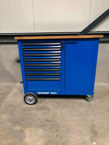 Z.g.a.n. GEDORE 1504 gereedschapskist 8 laden 1 deur beschikbaar voor biedingen