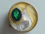 Sogni d'Oro 14 kt gouden ring "Earth" uit Elements by Nature, Sieraden, Tassen en Uiterlijk, Ringen, Goud, Goud, Met edelsteen