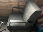 Industriele geijze stoel, Tuin en Terras, Tuinsets en Loungesets, Ophalen, Zo goed als nieuw, Stoel, 2 zitplaatsen